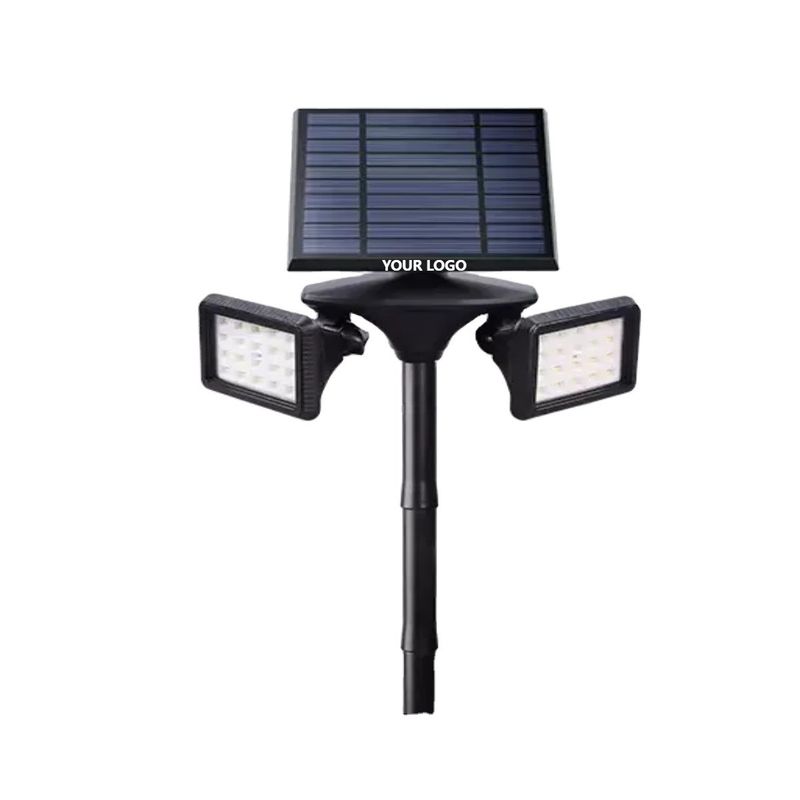 Solar Spotlight Outdoor Garden Met Witte Led Verlichting Zonnelicht Voor Verlichtingsoplossingen