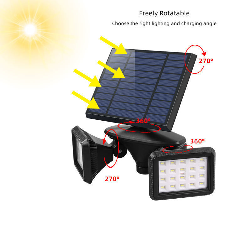 Solar Spotlight Outdoor Garden Met Witte Led Verlichting Zonnelicht Voor Verlichtingsoplossingen