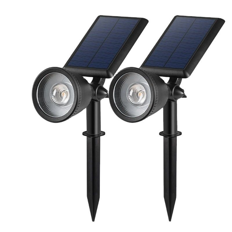 Waterdicht Led Lawn Spike Solar Spot Light Voor Tuin Draadloos Outdoor Yard Landschap