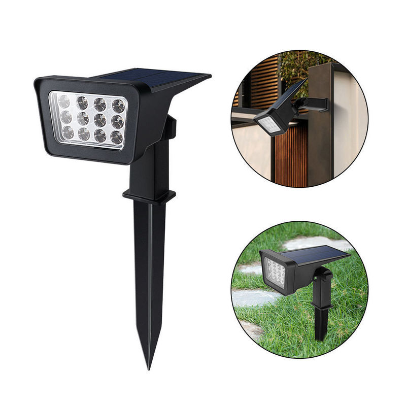 IP65 Waterdicht Buiten LED Landschap Verstelbaar Zonne-energie verlichting Spotlights voor tuin