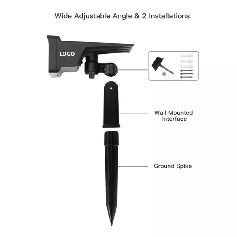 IP65 Waterdicht Buiten LED Landschap Verstelbaar Zonne-energie verlichting Spotlights voor tuin