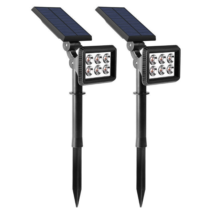 Solar Spotlight IP65 Waterdicht Solar Powered Outdoor LED Spot Lawn Spike Light 300lm
