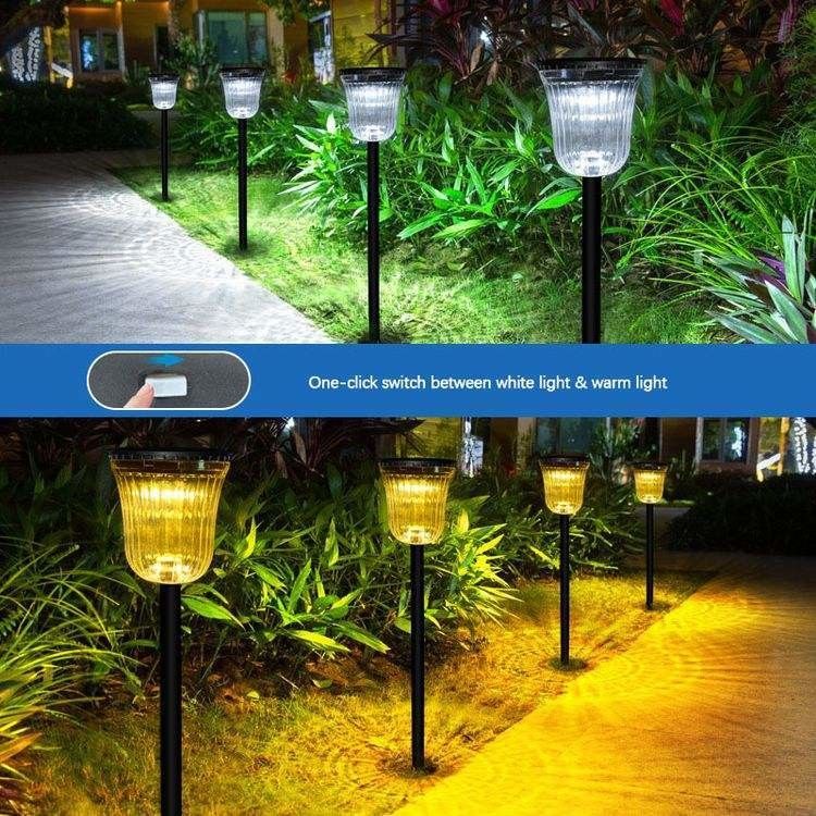 50000 uur werken Levensduur Zonne-energie LED Landschapslicht voor tuinversiering