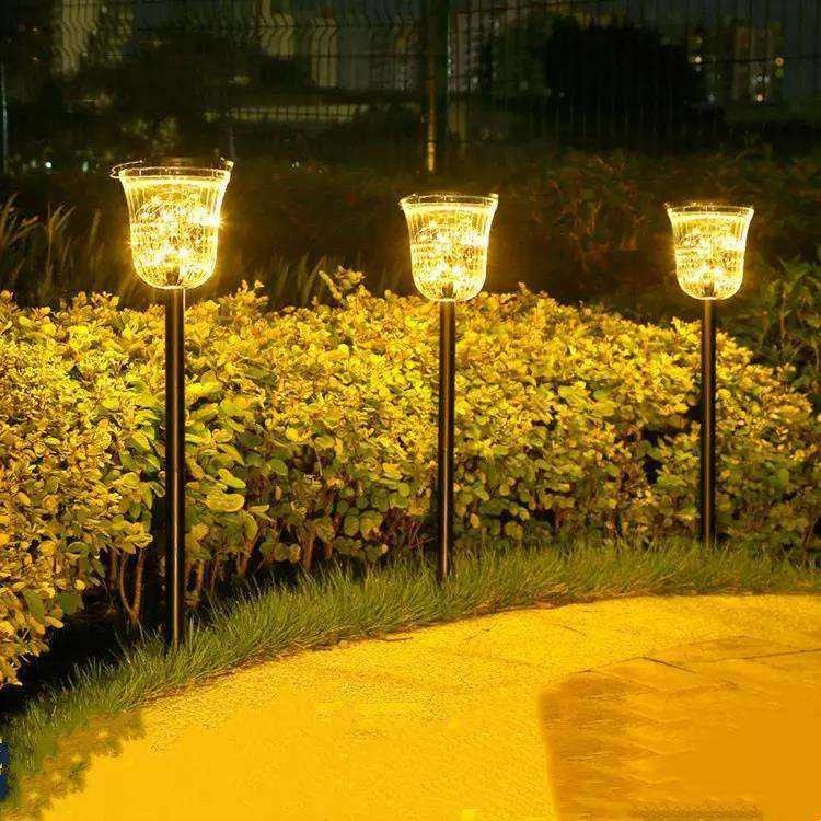 Solar Powered Outdoor Waterproof Led Solar Landscape Lawn Light voor binnenplaats IP65