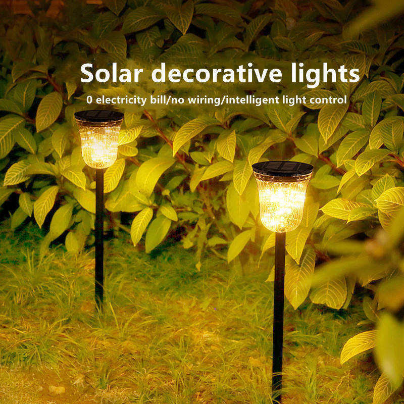 Solar Powered Outdoor Waterproof Led Solar Landscape Lawn Light voor binnenplaats IP65