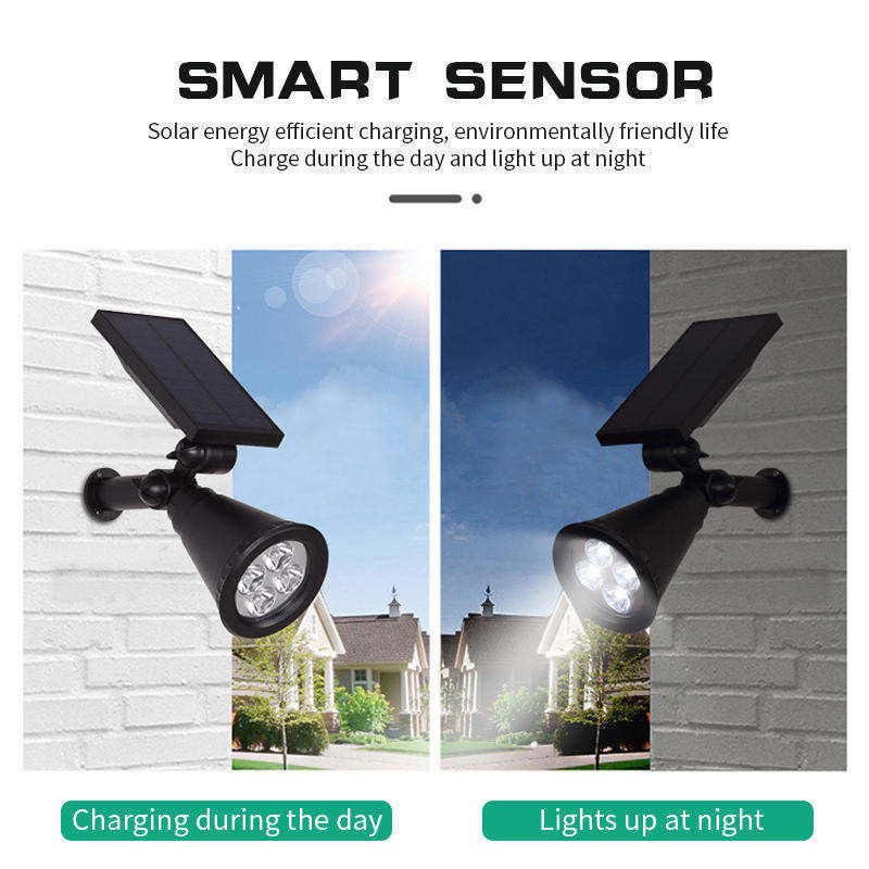 Energiebesparend zonne-licht Buiten draadloos bewegingsdetector Led lamp met zonnepaneel