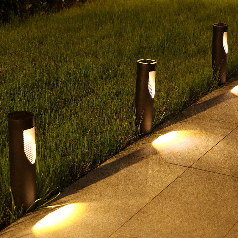 Draadloos zonnepad licht automatisch aan/uit voor cilindrische buitenzonne tuin gazon