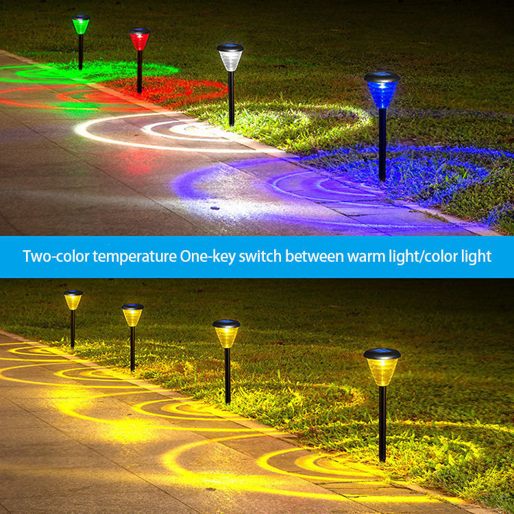 Led-zonnelampen buiten waterdicht voor de loopbrug met 150° straalhoek automatisch ON/OFF