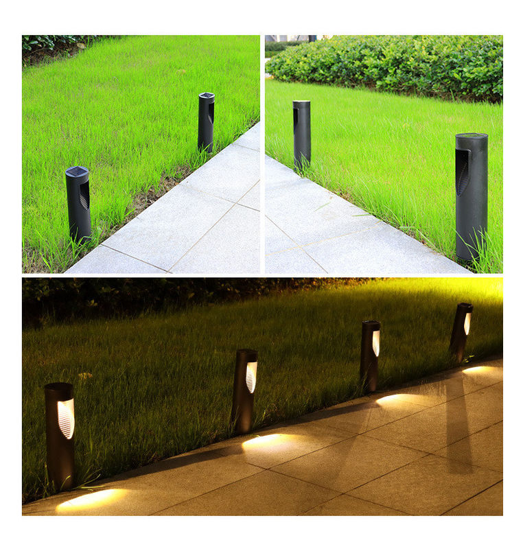 Draadloos zonnepad licht automatisch aan/uit voor cilindrische buitenzonne tuin gazon