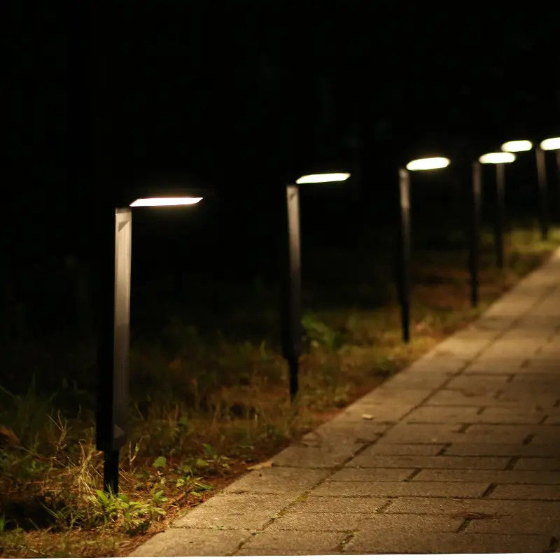 LED zonnebollardtuinverlichting voor zonne-aangedreven buitenpad