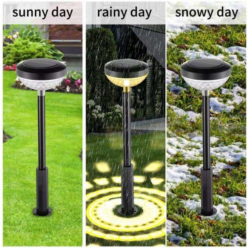 Buitentuin waterdicht IP55 ABS PC zonne-graslamp met weerbestendig materiaal
