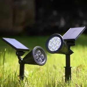 IP44-klasse en 40000 werkende levensduur Zonne-Led-lampen voor buitentuin mode