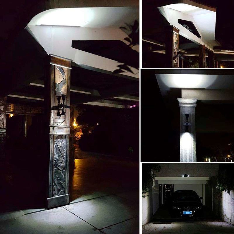 Moderne buitenverlichting zonnepaneel LED-spotlights Ideaal voor tuin zwembad vijver patio