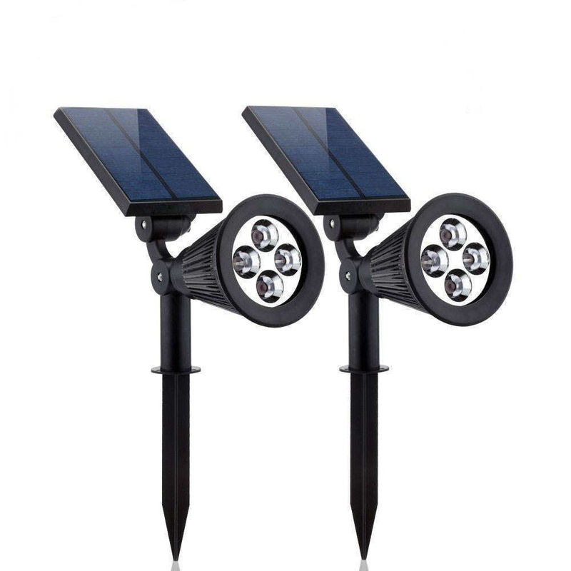 2 IN 1 Zonne Tuin Spot Light RGB kleurveranderend LED voor buiten gazon stroomvoorziening Zonne