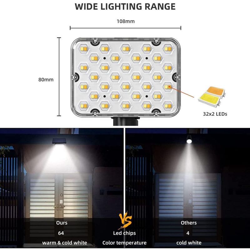 LED-stralen met zonne-energie voor tuingras IP65 waterdicht landschapslicht
