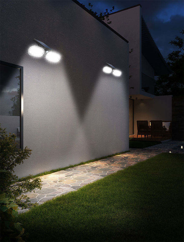 90 Ra kleur weergave index Zonne-tuin spot grasveld licht met bewegingssensor energie