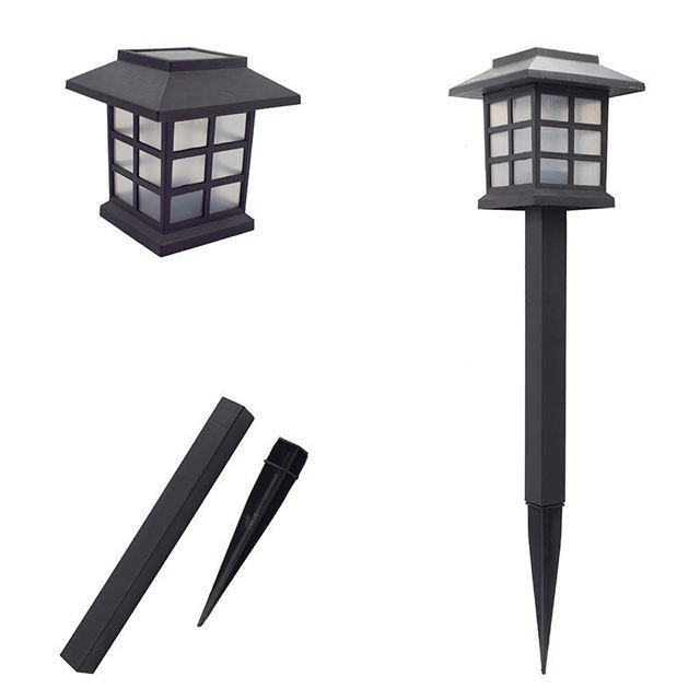 8-uurs werkende levensduur zonnelampen geleid insert voor gazon lamp in kleine paleis tuin