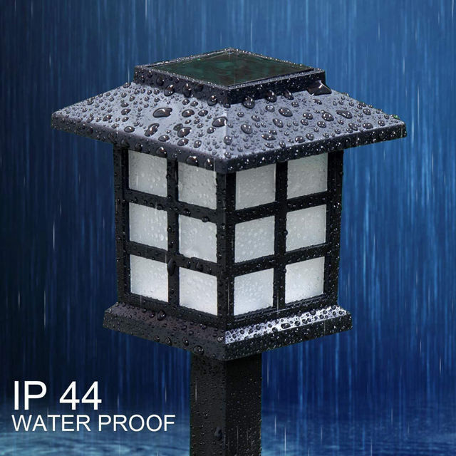 8-uurs werkende levensduur zonnelampen geleid insert voor gazon lamp in kleine paleis tuin