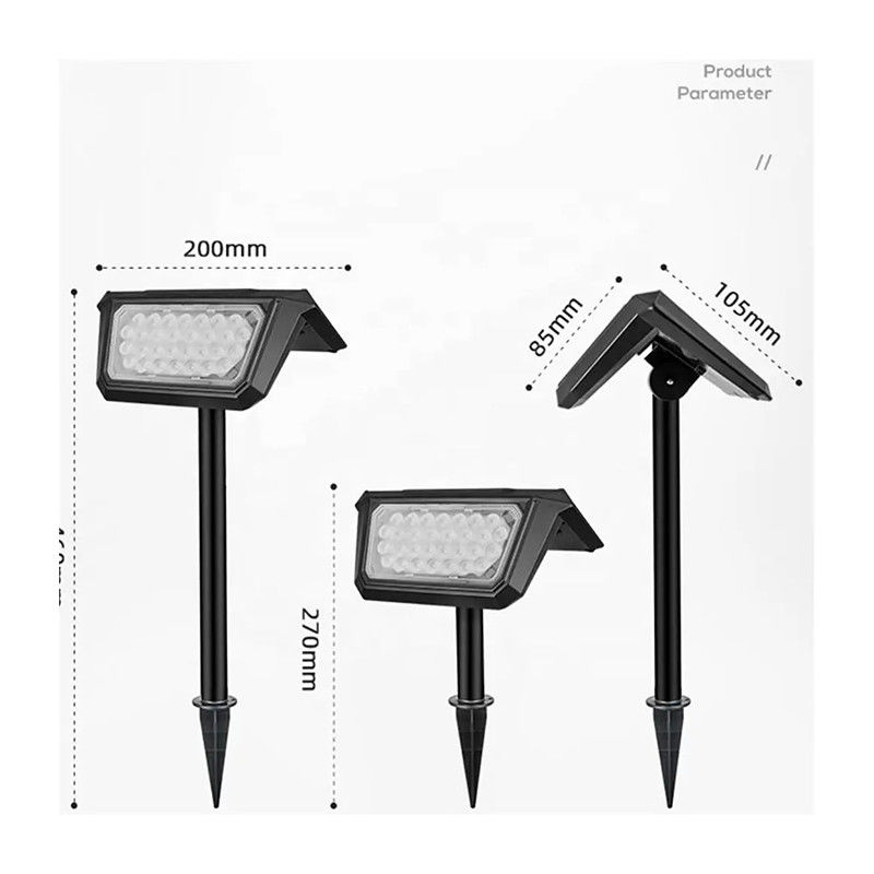 Solar Home Garden Lamp Waterdichte buitenlamp met ABS-materiaal en 50000 uur levensduur