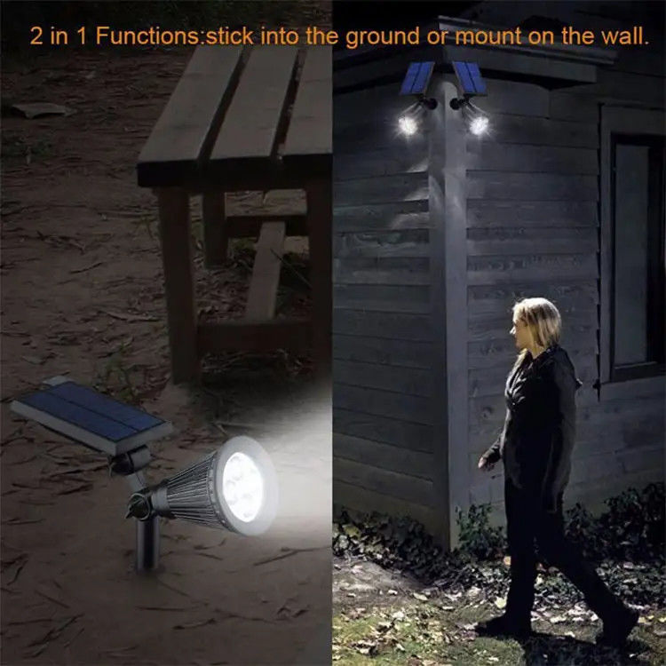 200 Lm Bollard Compound Led Hug Tree Solar Outdoor Landscape Spotlight Licht touw Tuin