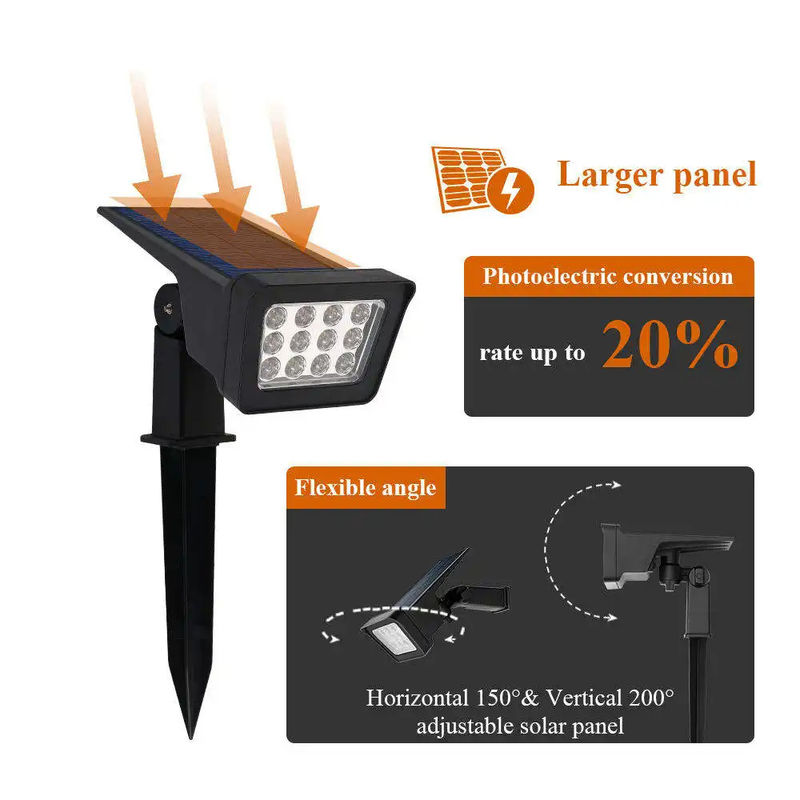 Ondersteuning Dimmer 100lm/w Lamp Licht Efficiëntie Led Zonne Tuin Muur En Floor Light