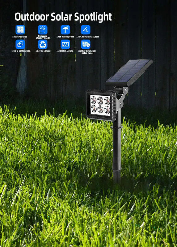 Family Pathway Spotlight Boom Zonne-gras Tuin Spot Light met en 3,7V Input Voltage