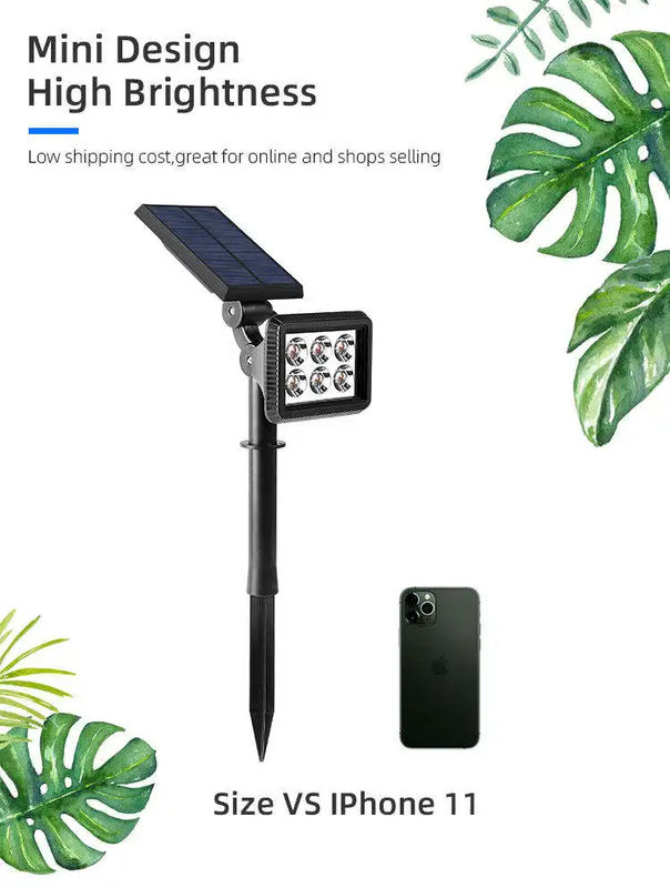 Family Pathway Spotlight Boom Zonne-gras Tuin Spot Light met en 3,7V Input Voltage