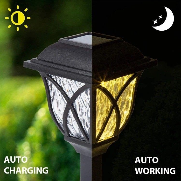 Buitengraslamp Voorwag Tuinverlichting met Led Ip65 Waterdicht Zonnevloerlamp