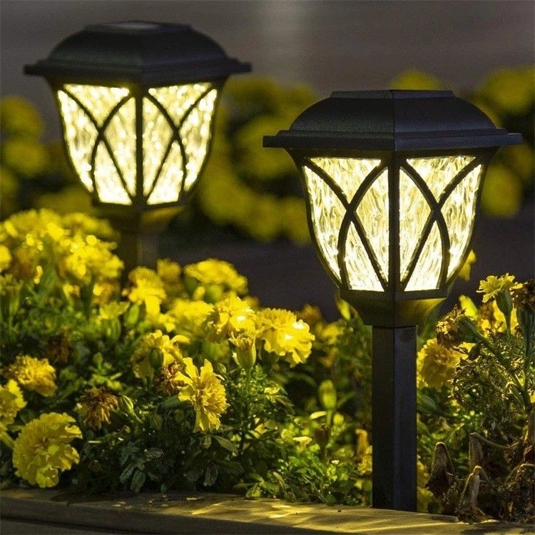 Buitengraslamp Voorwag Tuinverlichting met Led Ip65 Waterdicht Zonnevloerlamp