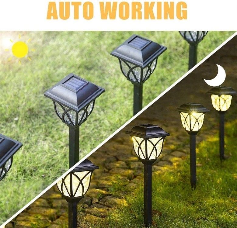 Buitengraslamp Voorwag Tuinverlichting met Led Ip65 Waterdicht Zonnevloerlamp