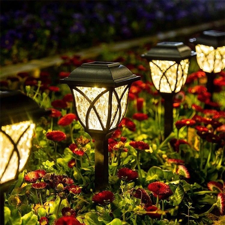 Buitengraslamp Voorwag Tuinverlichting met Led Ip65 Waterdicht Zonnevloerlamp