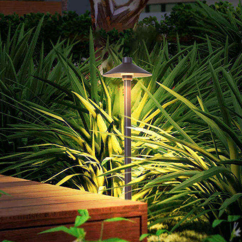 Buiten IP65 Waterdicht Aluminium Tuinlicht Led Bollard Licht voor Modern Landschap