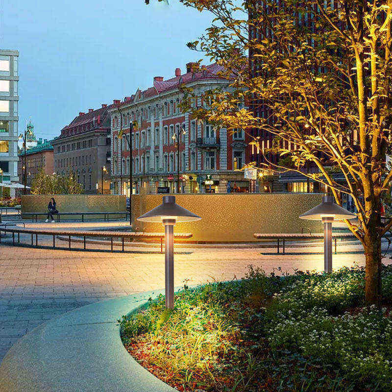 Buiten IP65 Waterdicht Aluminium Tuinlicht Led Bollard Licht voor Modern Landschap