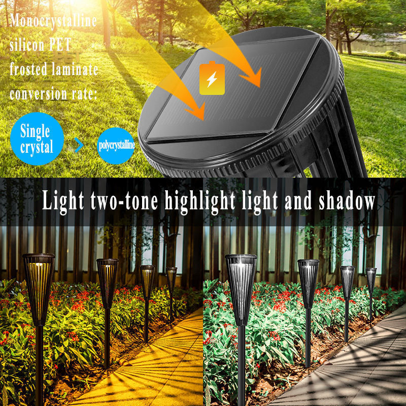 Waterdichte LED-zonne-graslamp voor villa binnenplaats Tuin Werktemperatuur -10 60C