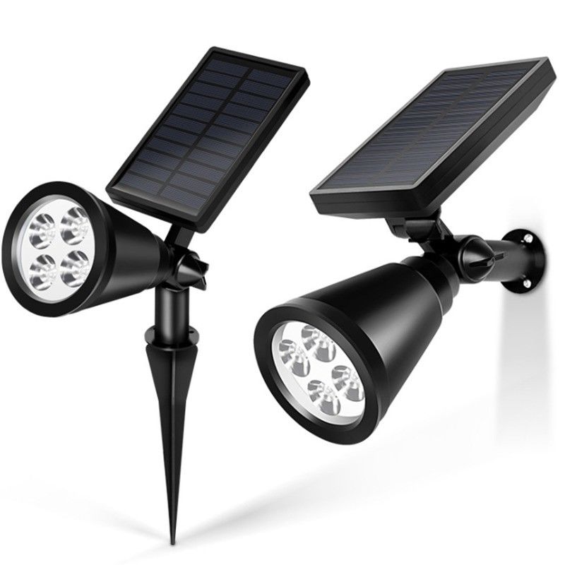 Zonne-energievoorziening 4 Led Spotlight Ip65 Waterdicht Zonne-spotlicht voor buitentuin