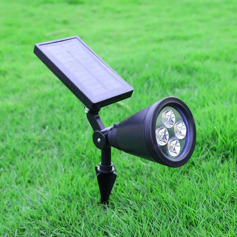 Zonne-energievoorziening 4 Led Spotlight Ip65 Waterdicht Zonne-spotlicht voor buitentuin
