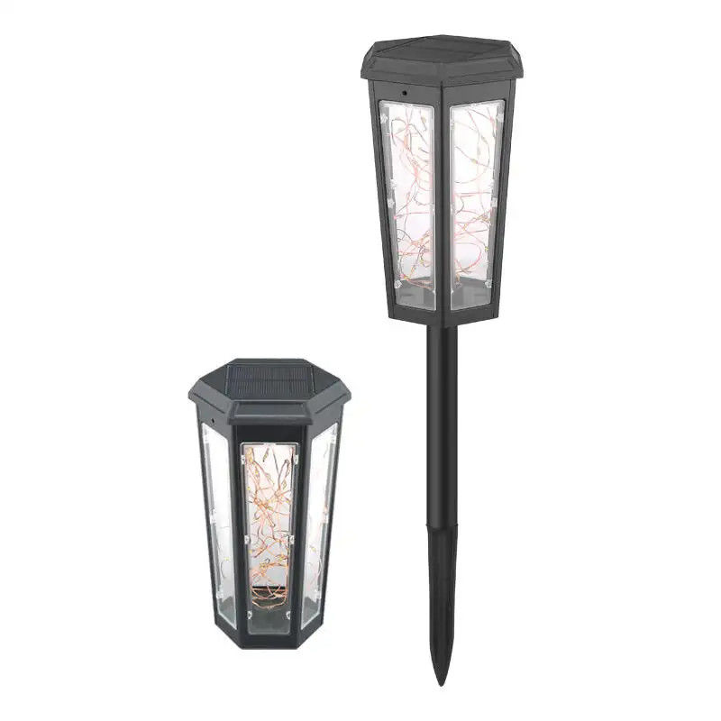 Solar Garden Lawn Lights voor Landscape Yard LED-aangedreven zonnelampen Oplaadtijd 50000