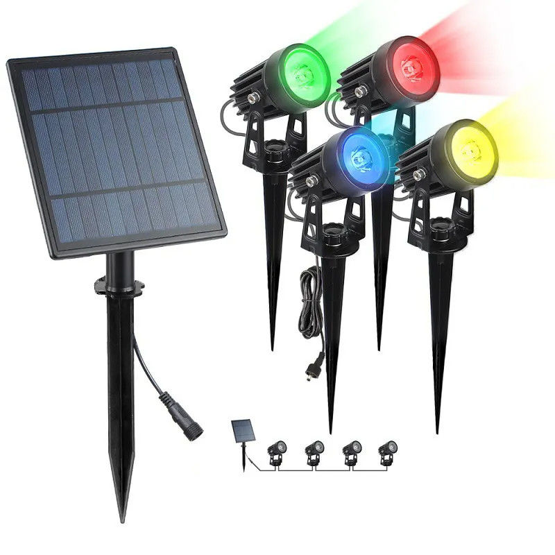Solar Garden Light Outdoor ABS PC All In One Pillar Led Wall Fence Waterdicht 2024