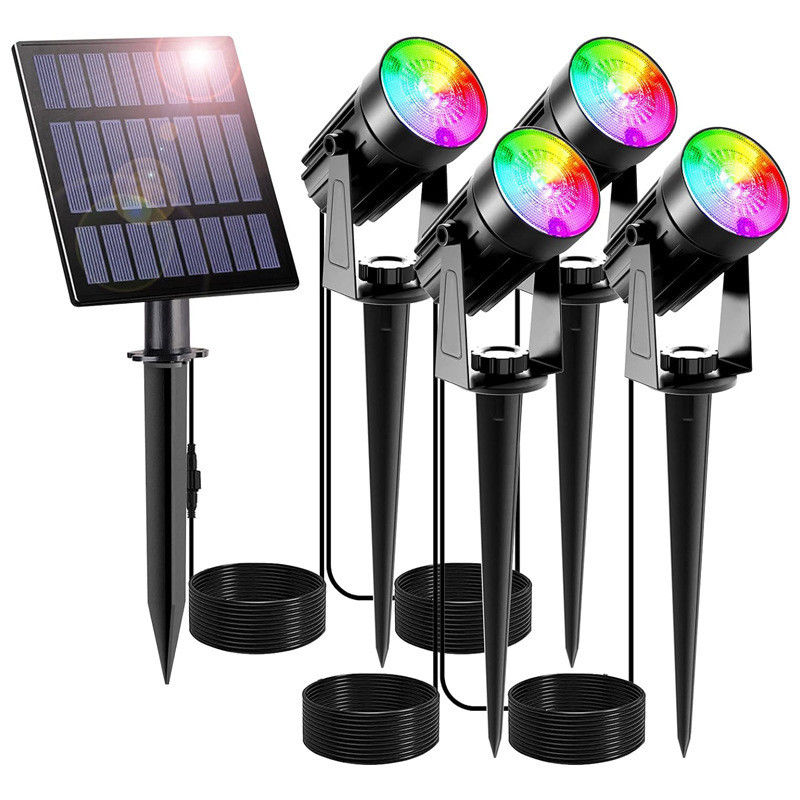 Zonnelampen Ip65 Waterdicht Tuinversieringslampen in RGB Warm/Cold White Landscape