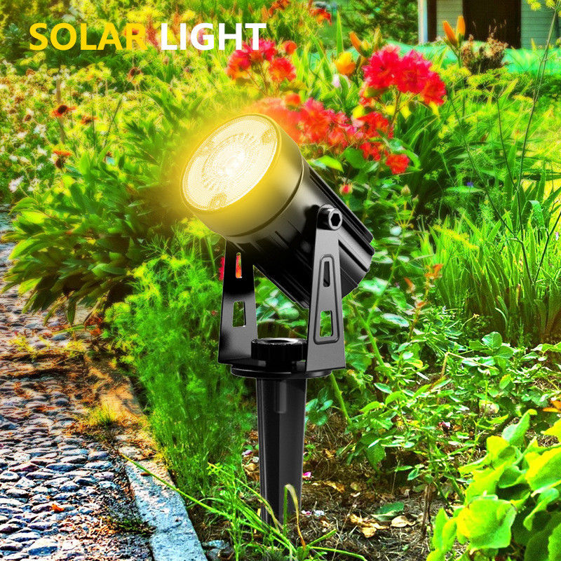 6000K daglichtwaarschuwing 2 modus Zonne-energie LED-lamp 4 in 1 Outdoor LED Zonne-spotlight