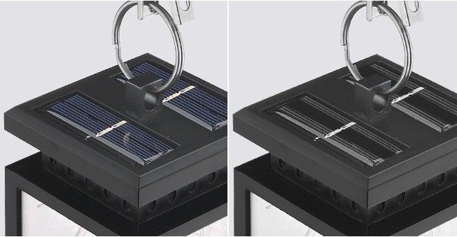 ABS-materiaal zonne-energie straatlamp voor retro-atmosfeer landschapsdecoratie