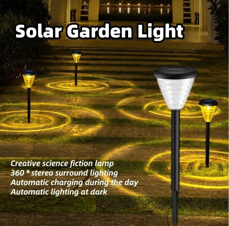 Meerdere kleuren LED zonne-tuin lampen voor pad gazon lamp in landschapsontwerp
