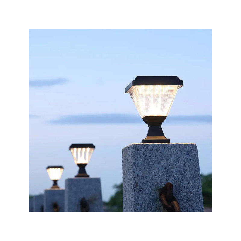Buiten waterdicht IP65 Post verlichting Tuin Spike Led Gate Zonnepilaar licht met ABS