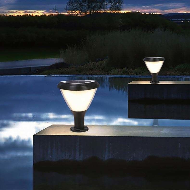Moderne LED hek dek licht lantaarnen kolom lamp voor patio tuin decoratie veelzijdig