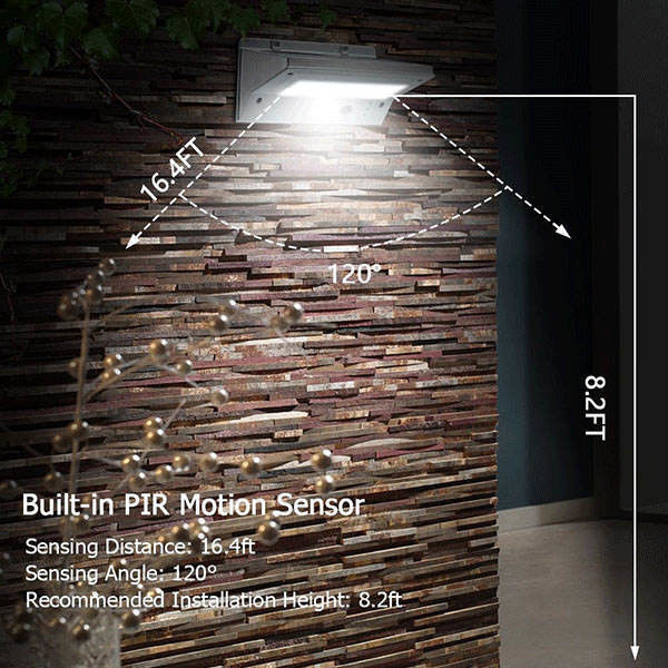IP65-classificatie Tuinlamp voor buiten Solar Sensor Wall Light en Led Solar Street Light
