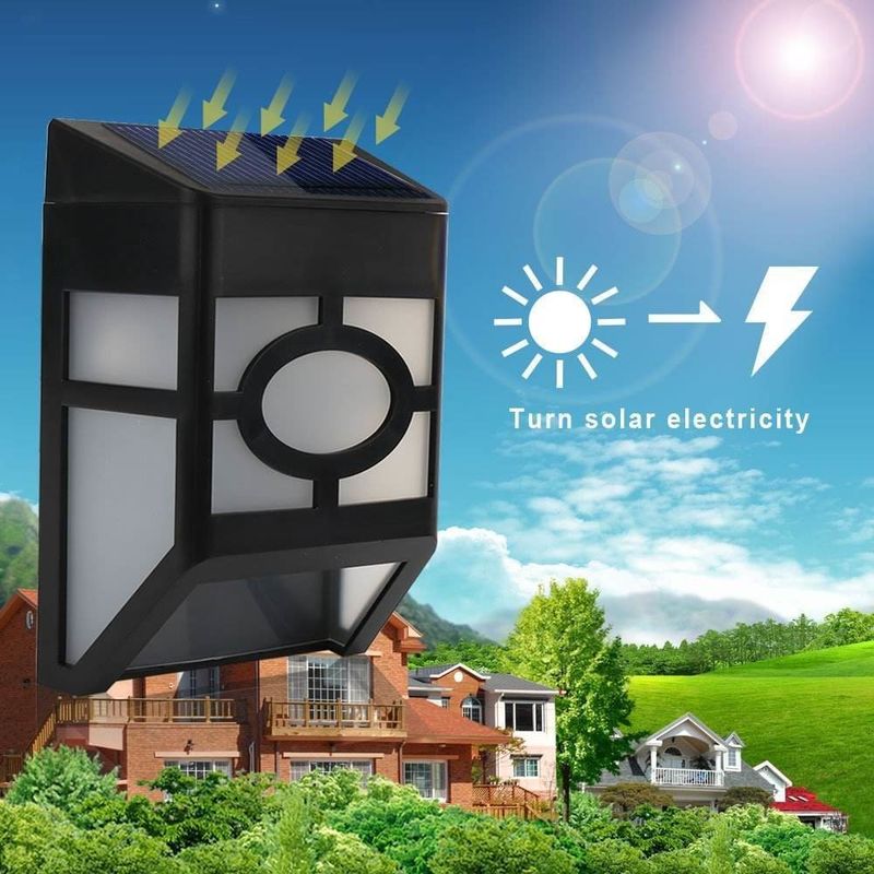 Home Tuin hek licht klassiek decoratie Groen Inova Zonne LED wandlicht met batterij