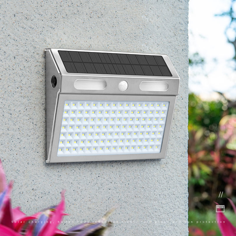 4 Verlichtingsmodussen Led Solar Outdoor Wall Porch Light Met Bewegingssensor IP65 Bescherming