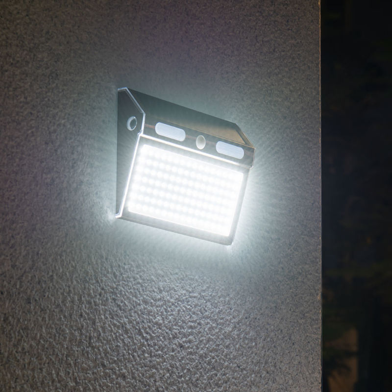 4 Verlichtingsmodussen Led Solar Outdoor Wall Porch Light Met Bewegingssensor IP65 Bescherming