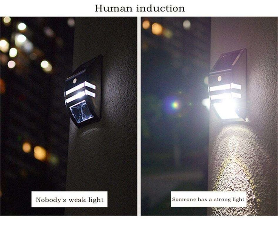 Solar Fence Light Latest Model Modern Outdoor Luminaries Led Solar Sensor Muurlicht
