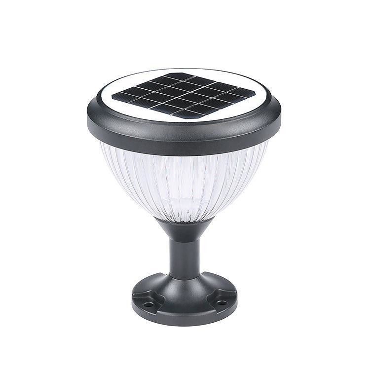 Zonne-energie kolom koplamp voor buiten patio pad landschap verlichting behoeften